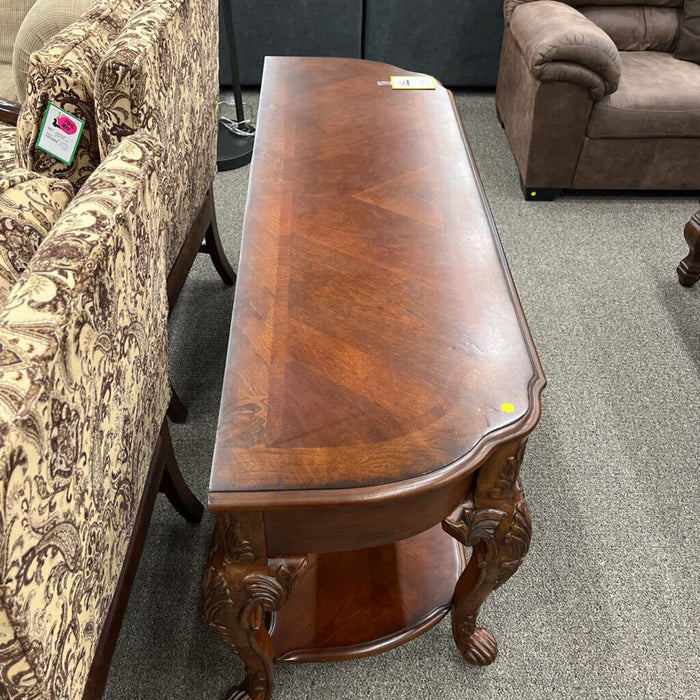 Lg. 2-tier Cherry Entry Table