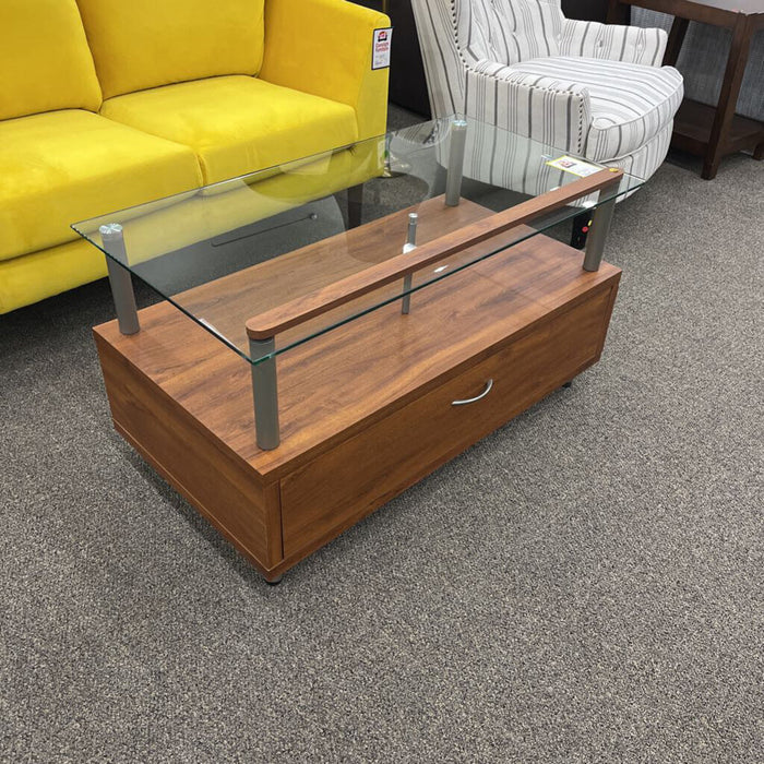 Maple & Glass TV Console