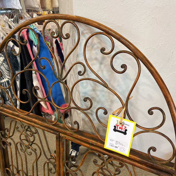 Metal Window Style Frame Mirror