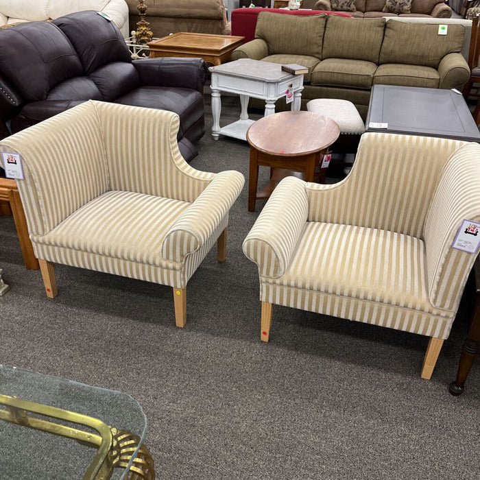 Vintage Striped Chair
