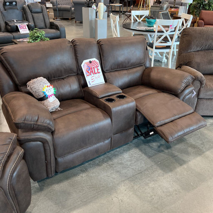 H 8517Brw-2 Reclining Loveseat