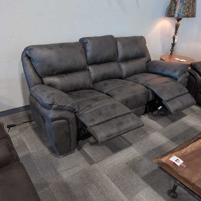 H 8517Gry-3 Reclining Sofa
