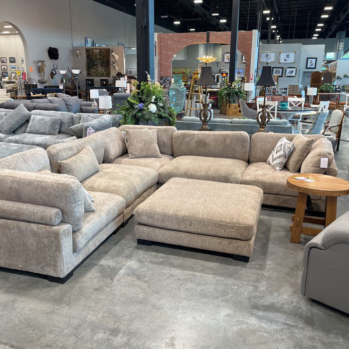 H 8555brw 5pc. Modular Sectional