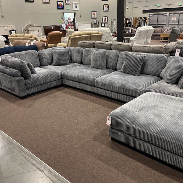 H 8555brw 5pc. Modular Sectional