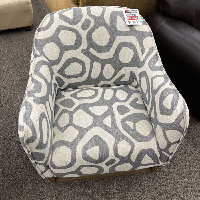 "Fitz" Gray Club Chair