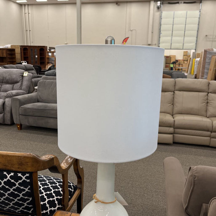 White Glass Lamp