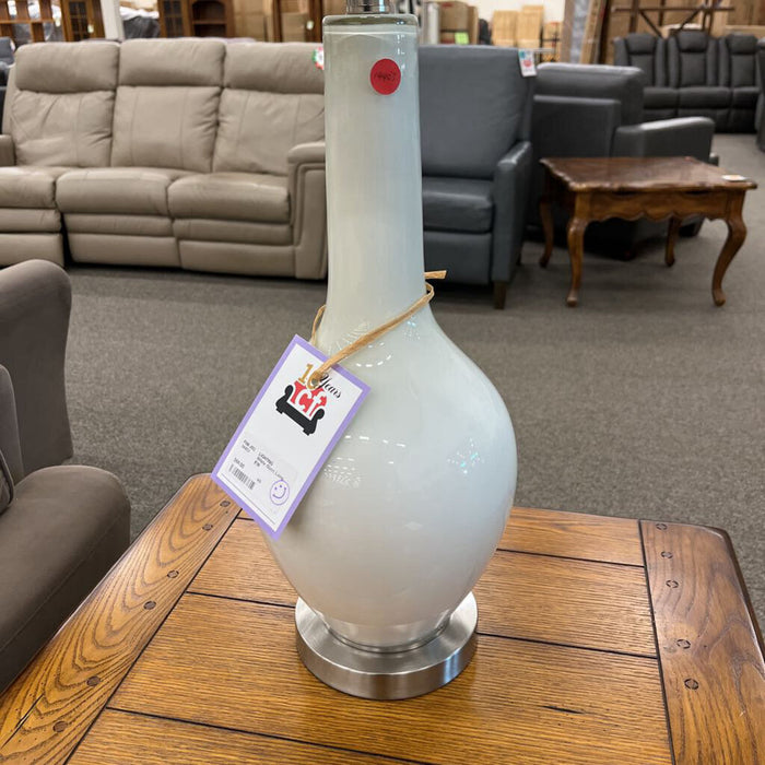 White Glass Lamp