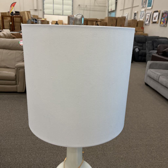 White Glass Lamp