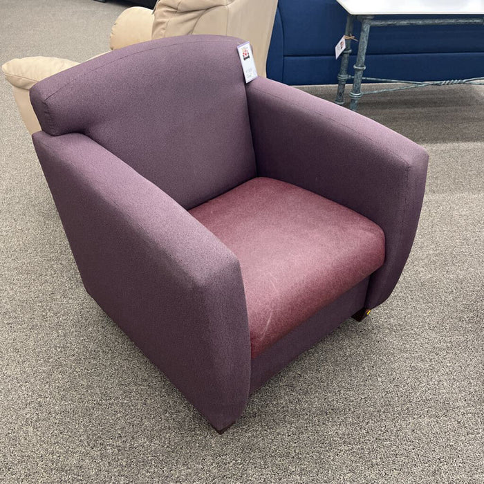 Vintage Purple Club Chair