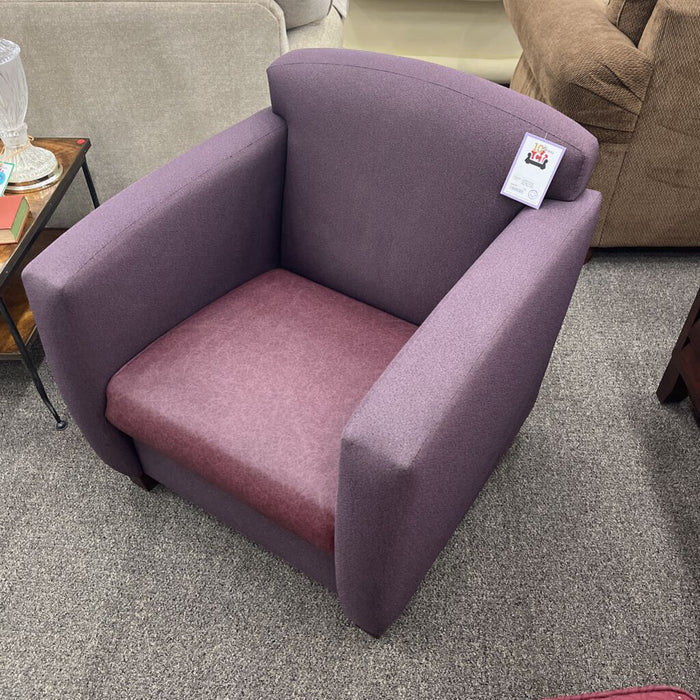 Vintage Purple Club Chair