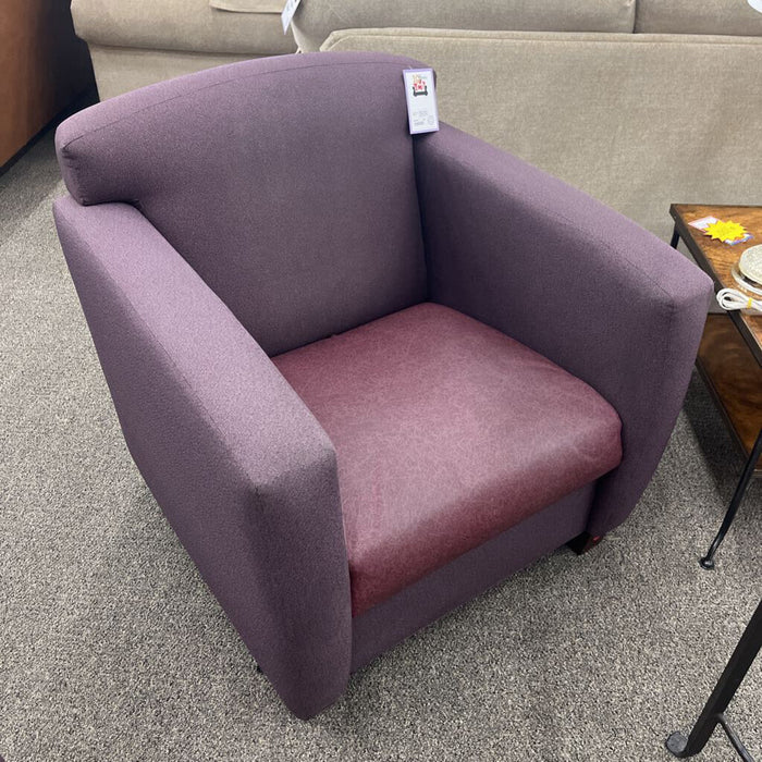 Vintage Purple Club Chair
