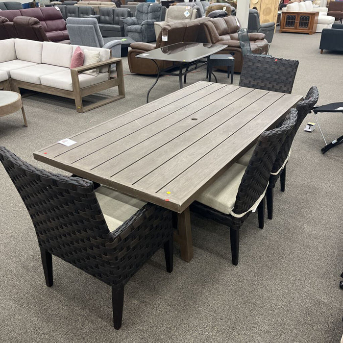 Outdoor Table w/ Bench & 4 Chairs
