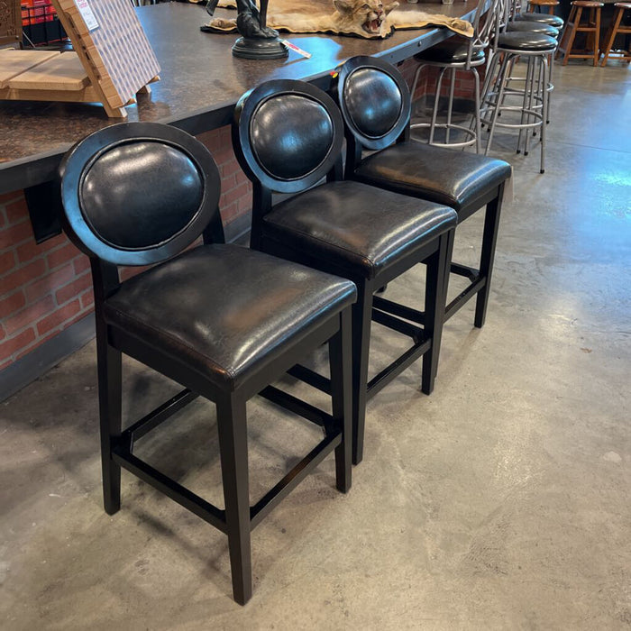 Set 3 Dark Barstools