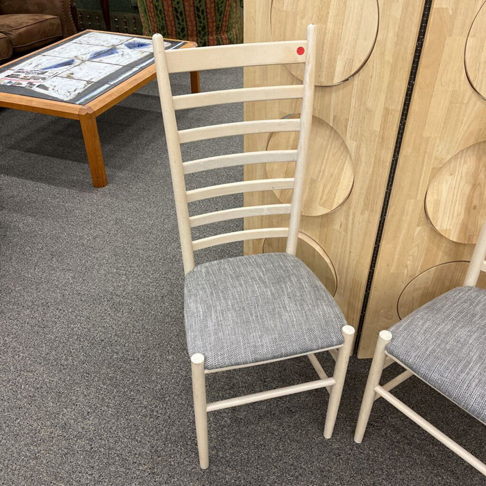 Pair Ladder Back Chairs