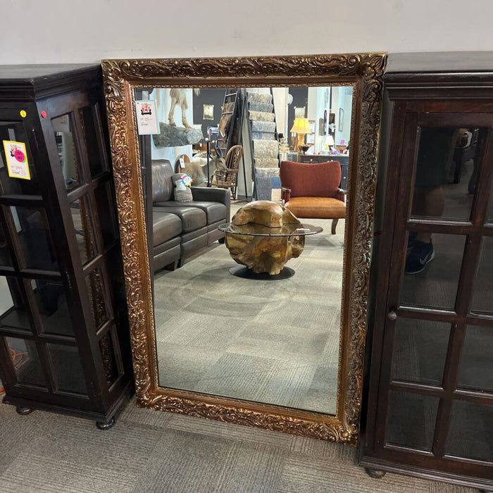 Large Mirror Gold Frame