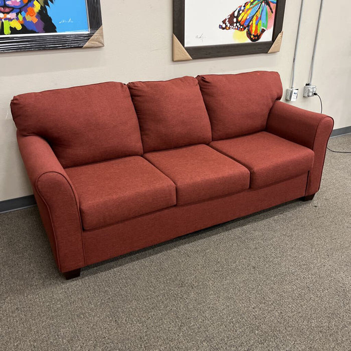 Red Fabric Sofa