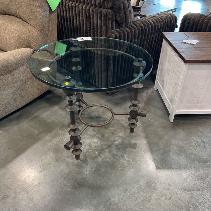 Giacometti Brutalist End Table