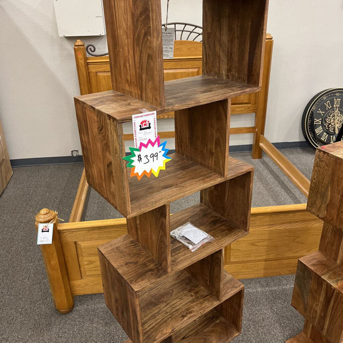 P Portola Walnut Bookcase 4ft