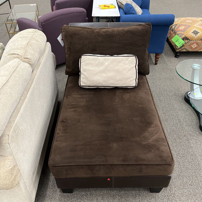 Brown Chaise Lounge