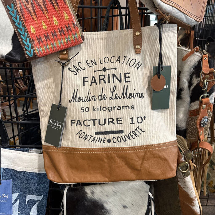 S-8045 Farine Canvas Tote Bag