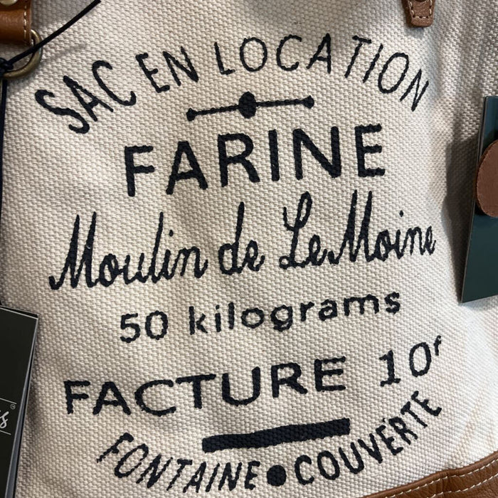 S-8045 Farine Canvas Tote Bag