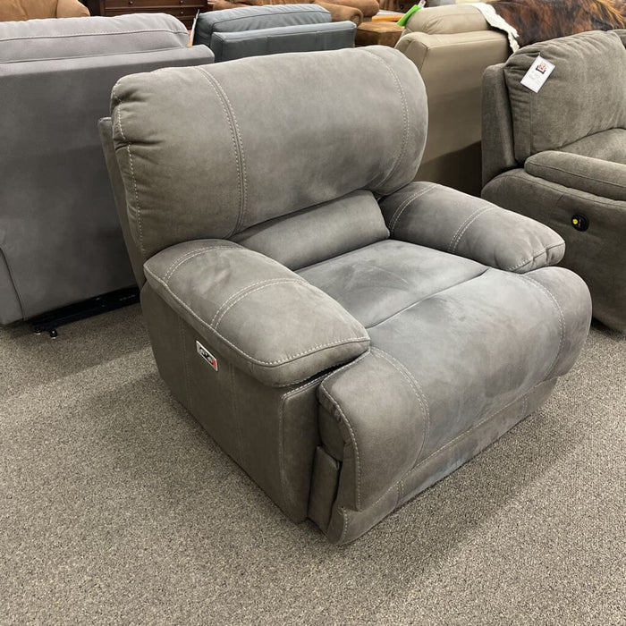 Gray Power Recliner