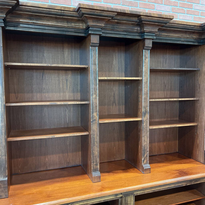 Lg. 2pc. Cherry Wall Unit