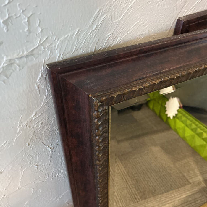 Brown & Gold Frame Mirror