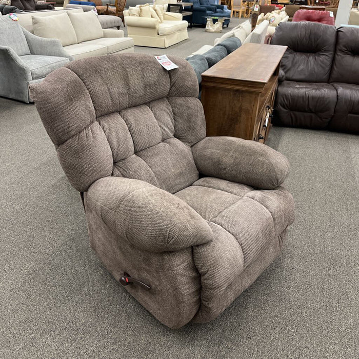"Cobblestone" Taupe Rocking Recliner