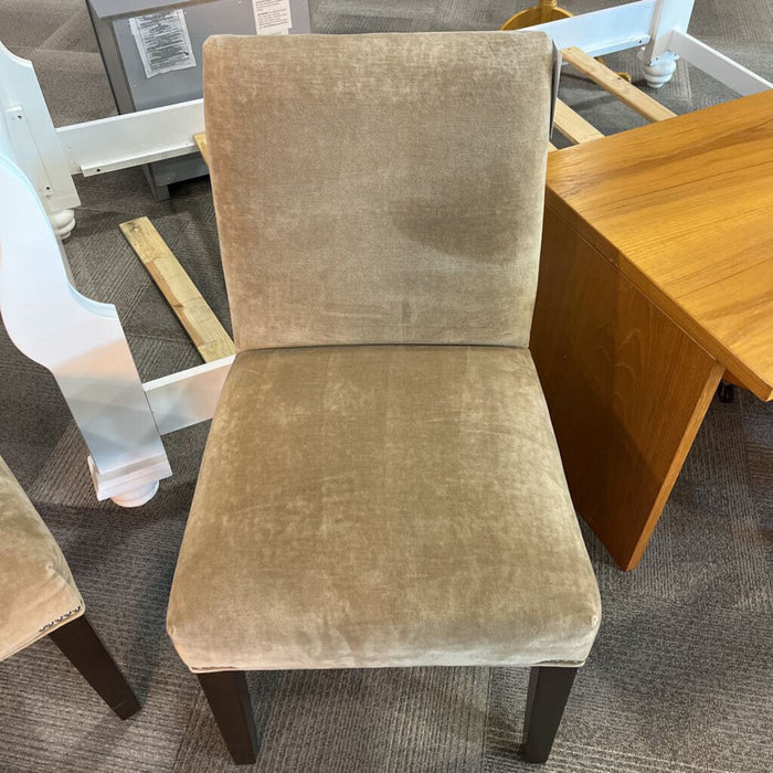 Pair of Beige Fabric Chairs