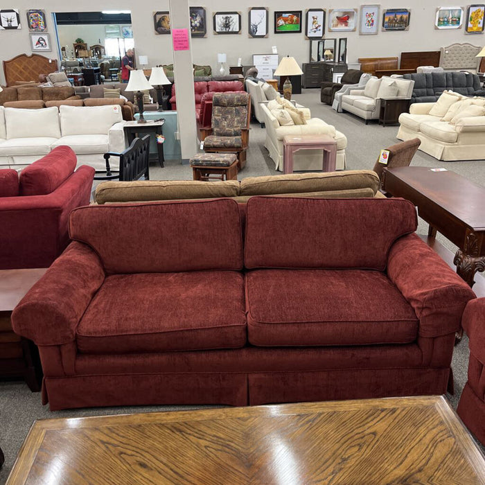 Maroon Sofa