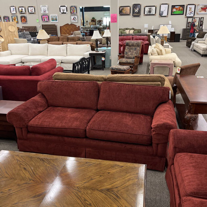 Maroon Sofa