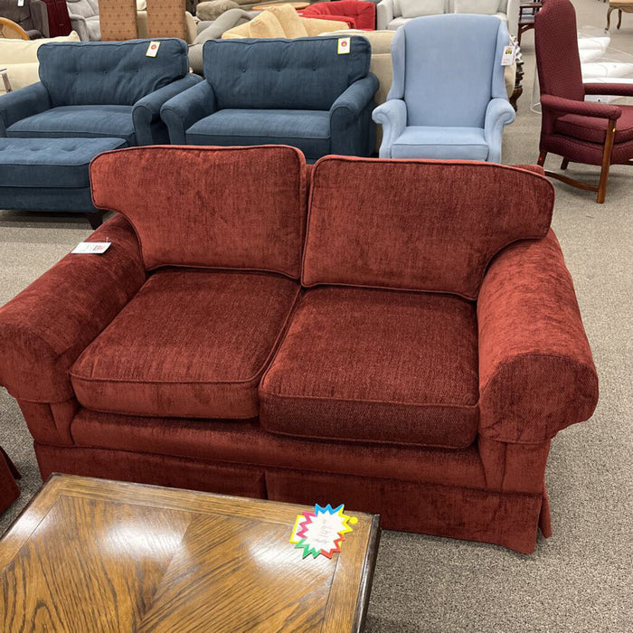 Maroon Loveseat