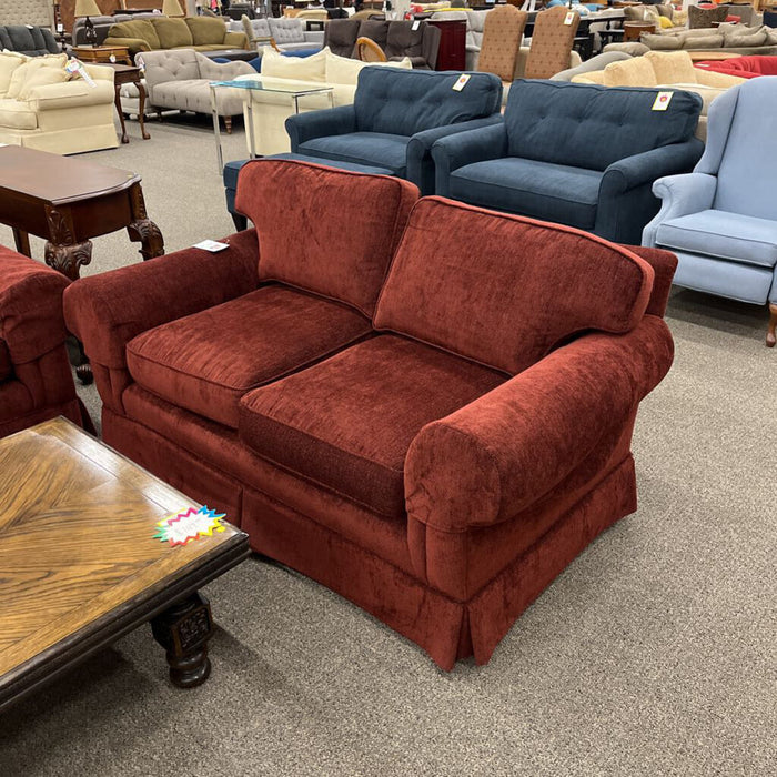 Maroon Loveseat