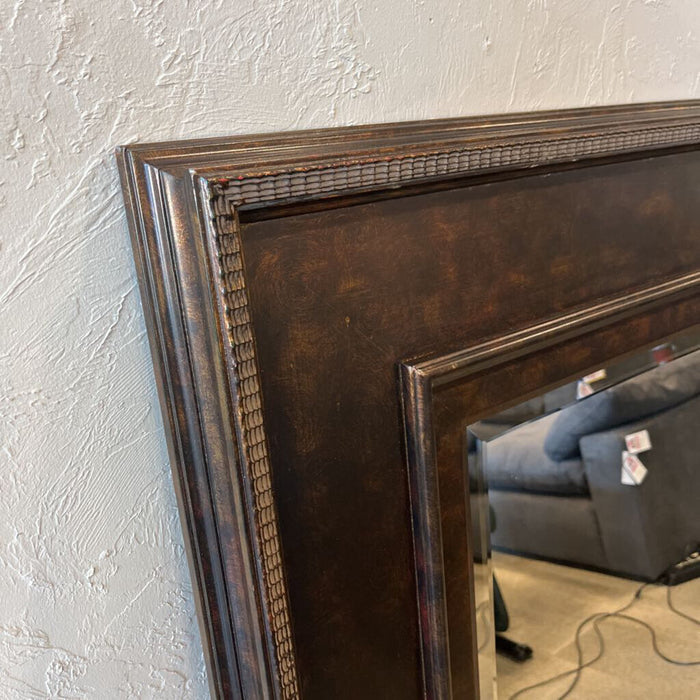 Lg. Brown Frame Mirror