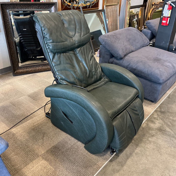 Green Leather Massage Chair