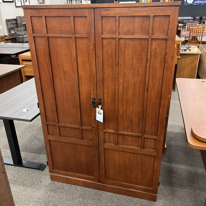 Cherry Computer Armoire
