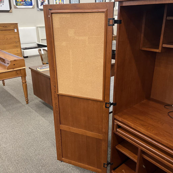 Cherry Computer Armoire