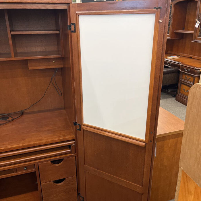 Cherry Computer Armoire