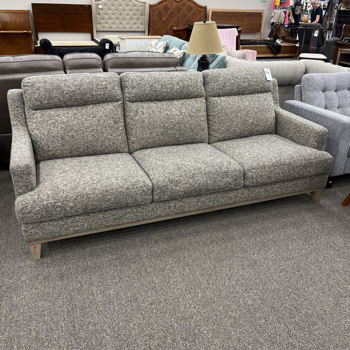 Gray Stonewash Fabric Sofa