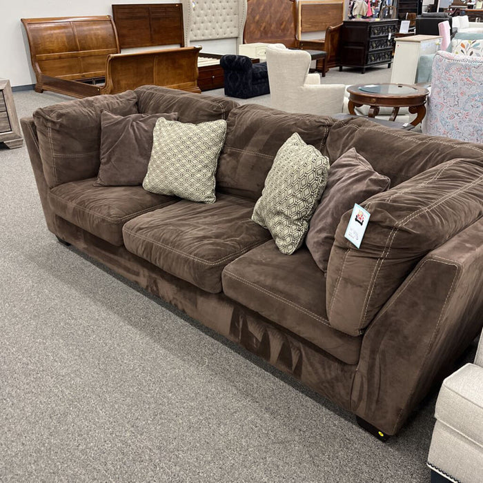 Brown Fabric Sofa