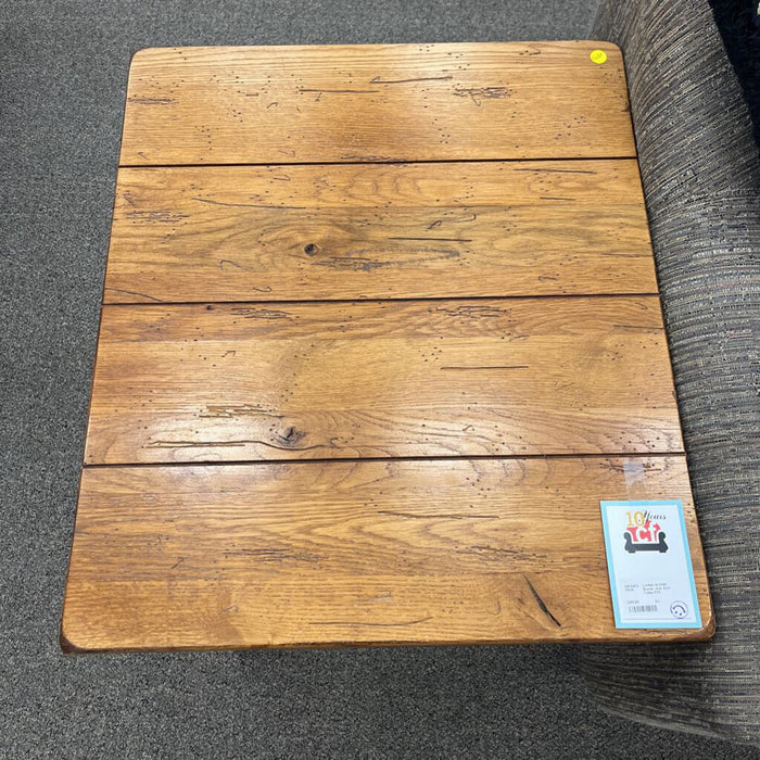 Rustic Oak End Table