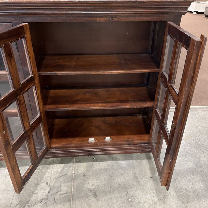Lg. Rustic 4 Door Cabinet