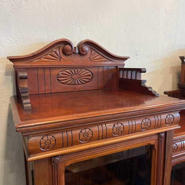 Vintage Mahogany Hutch