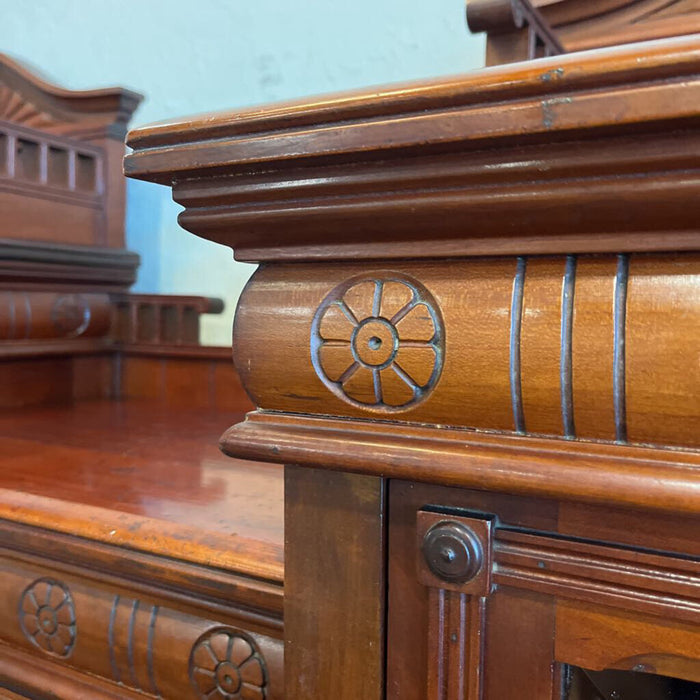 Vintage Mahogany Hutch