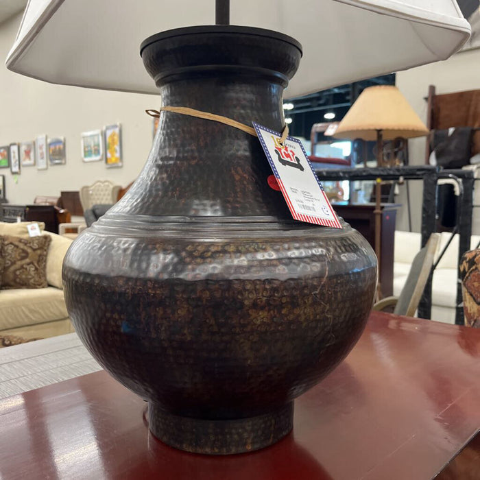 "Cimarron" Hammered Metal Lamp