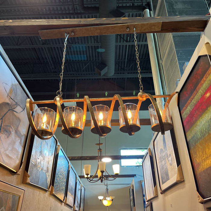 "Bella" Spiral Chandelier