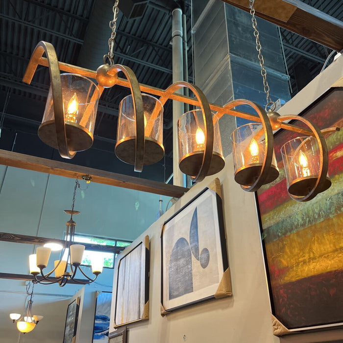 "Bella" Spiral Chandelier