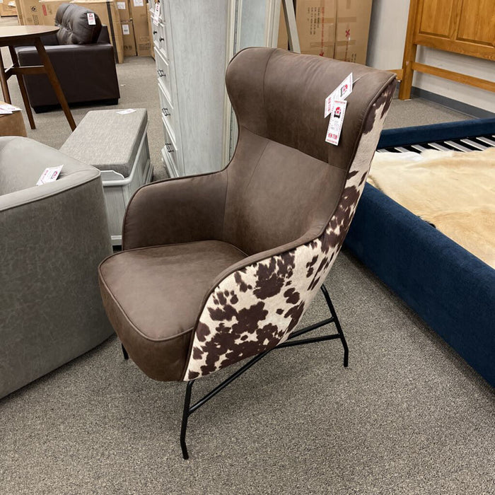 E U3327-503 Accent Chair Cowhide