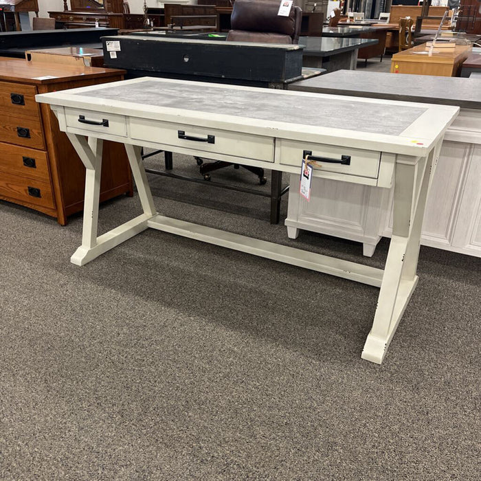 "Jonileene" White & Gray Desk